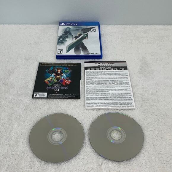 Final Fantasy VII Remake PS4 2020 Sony PlayStation 4 Complete Tested/Works CIB - Picture 3 of 6